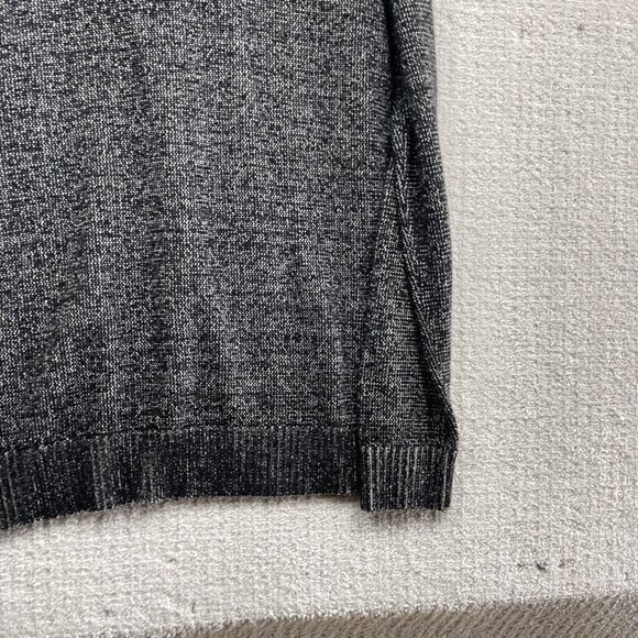 Guess Men’s Cleo Shawl Collar Zip Sweater Size L Light Grey Knit Pullover - Picture 12 of 12